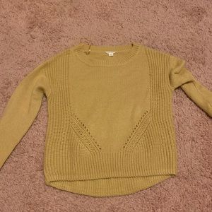 gold Aeropostale sweater